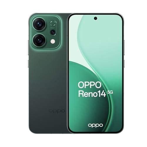 OPPO Reno 14F 5G Luminous Green - Smartphone 8+256GB, Display 6.57