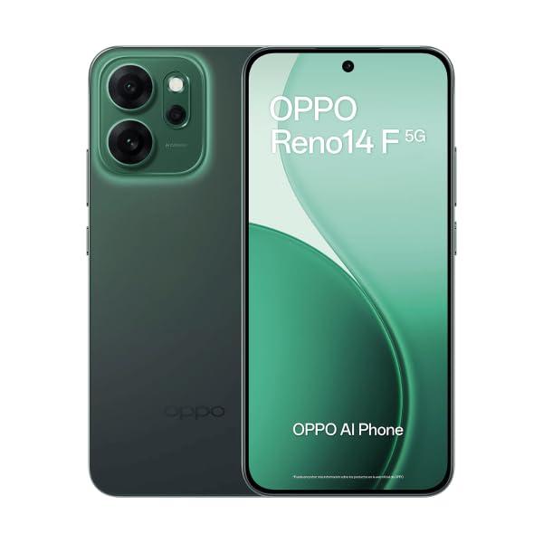 OPPO Reno14 F 5G Verde Luminoso 8GB/256GB Dual SIM - Garanzia Italia