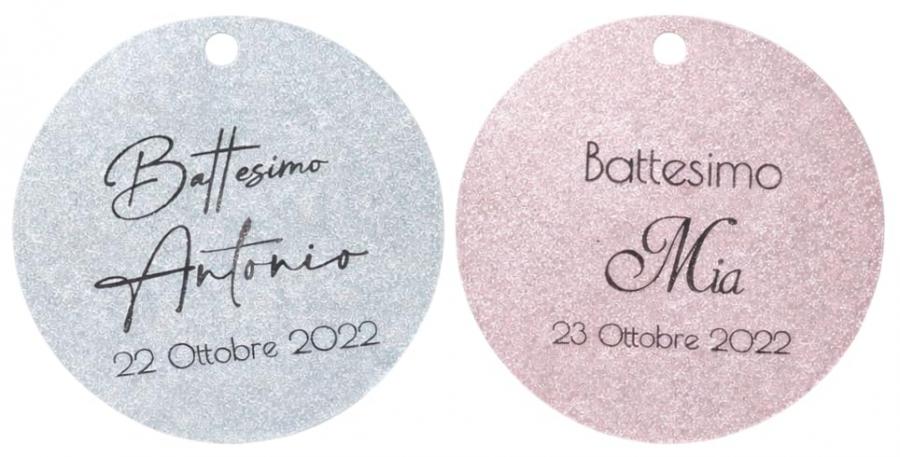 Etichette Personalizzate Perlato per Bomboniere Fai da Te