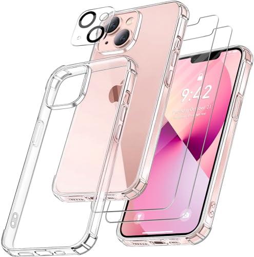 FLLAO 4 in 1 Cover per iPhone 13 con Protezione Completa