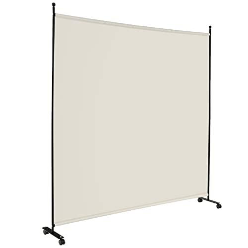 COSTWAY Separé Divisorio Singolo 184 x 184 CM Bianco