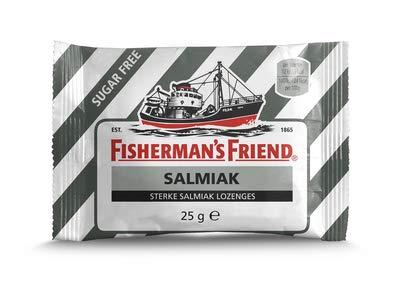 Fisherman's Friend Nero Senza Zucchero Salmiak 24x | Peso Totale 600 gr