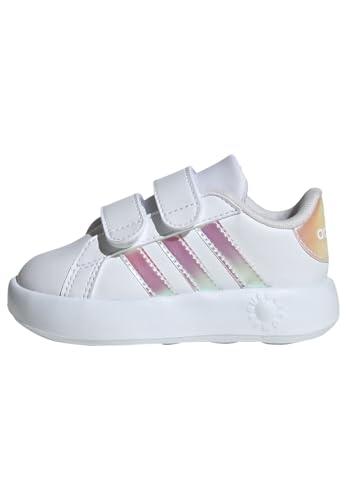 Adidas Grand Court 2.0 Bambino - Bianco Iridescente