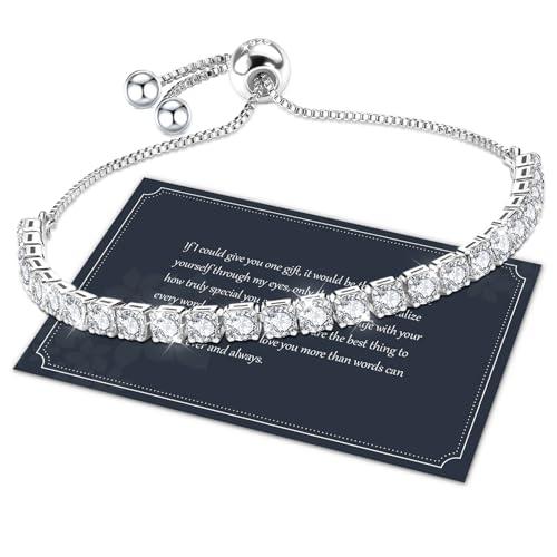 Bracciale Tennis Donna Argento 925 con Zirconi 5A - Regalo Perfetto per Ogni Occasione
