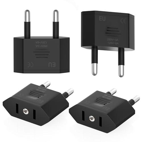 Clomnpe 4X Adattatore Spina USA a Europeo