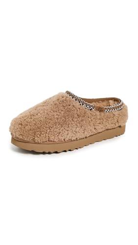 UGG Tasman Maxi Curly, Pantofole Donna, Chestnut