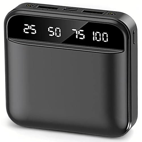 Power Bank 10000mAh Ultra Sottile con Display LCD e Torcia LED