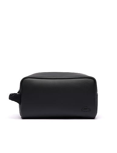 Lacoste Classic NH4426HC Borsa da Toilette Uomo Nera