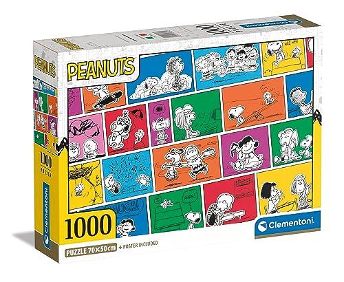 Clementoni - Peanuts Puzzle - 1000 Pezzi Adulti