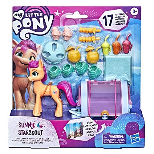 My Little Pony - Sunny Starscout Movie Magic Playset Carrettino dolci e frullati