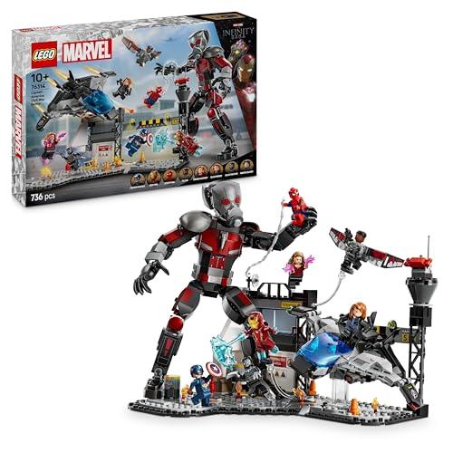 LEGO Marvel Azione di Battaglia Captain America: Civil War - Set con Supereroi 76314