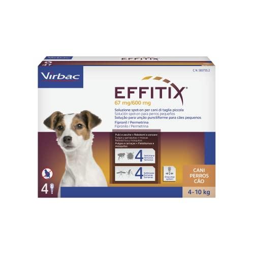 Effitix Spot-On per Cani 4-10 kg, 4 Pipette
