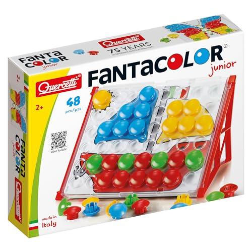 Quercetti Fantacolor Junior Basic: Il Gioco Educativo per Bambini dai 2 Anni