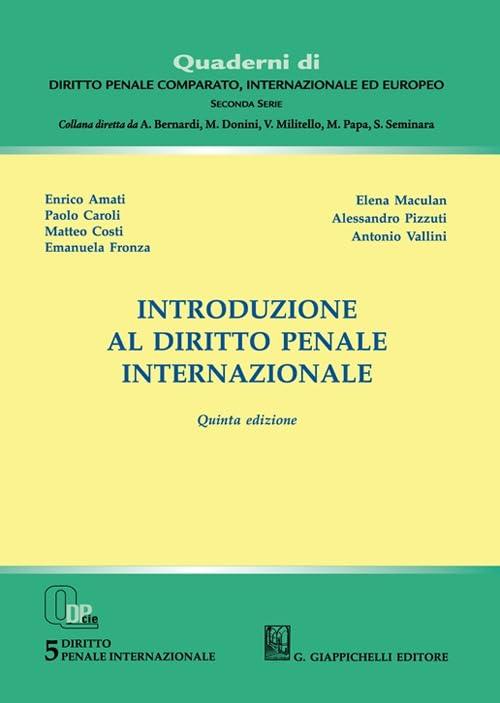 Introduzione al diritto penale internazionale