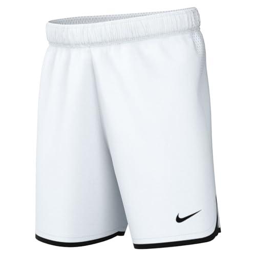 Nike Pantaloncini Unisex Bambini Y Nk DF Lsr V Short W, Bianco/Nero/Nero, DH8408-100, XL