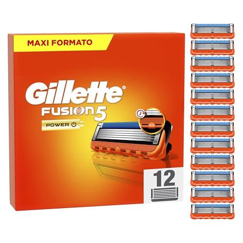 Gillette Fusion5 Power - 12 Lamette di Ricambio