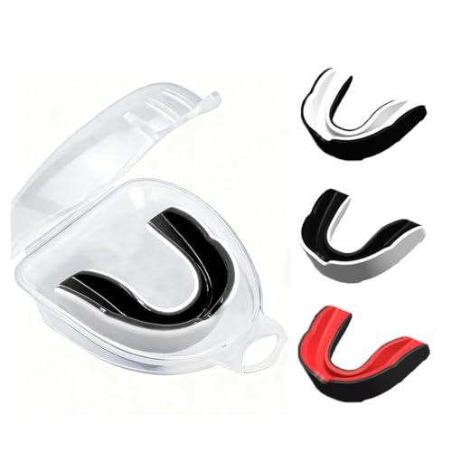 Set di 3 paradenti per lo sport con custodia protettiva