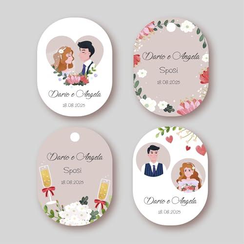 Set di 20 Etichette Personalizzabili per Eventi - LB002