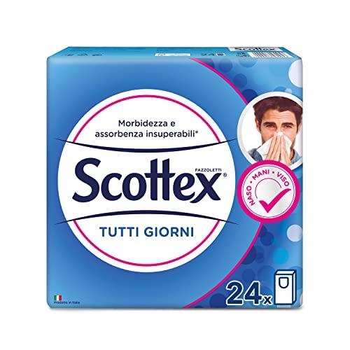 Scottex Fazzoletti Tutti i Giorni, Confezione da 24 Pacchetti