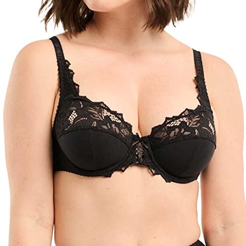 Sans Complexe - Reggiseno Coppa Piena con Ferretto e Bretelle Removibili, Nero, 5B