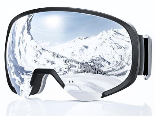 Yeerain Occhiali da Sci Unisex OTG Anti-Appannamento Protezione UV