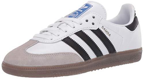 adidas Originals Samba OG, Sneaker Uomo, Ftwr White Core Black Clear Granite, 44 2/3 EU