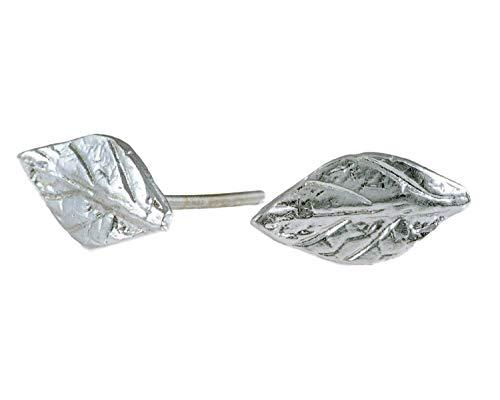 Orecchini a Lobo Foglia Argento Sterling 925