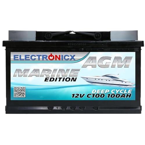 Electronicx Batteria AGM Marine Edition 12V 100Ah