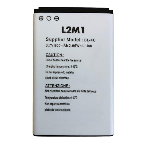Batteria Compatibile L2M1 per Brondi Window/President/King/Fox/Contender/Model BIGFP800AC - BL-4C