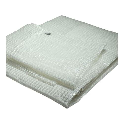 Telo Telone Multiuso Occhiellato Bianco Trasparente Retinato 140 gr/mq