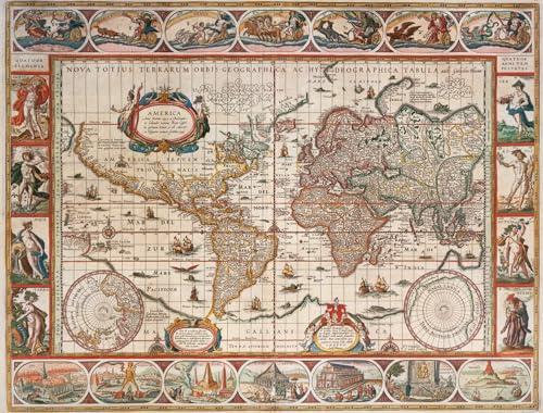 Ravensburger - Puzzle Mappamondo 1650, 2000 Pezzi