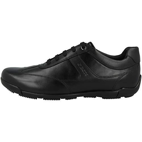 Geox U Edgware A, Sneakers Uomo, Nero, 43 EU