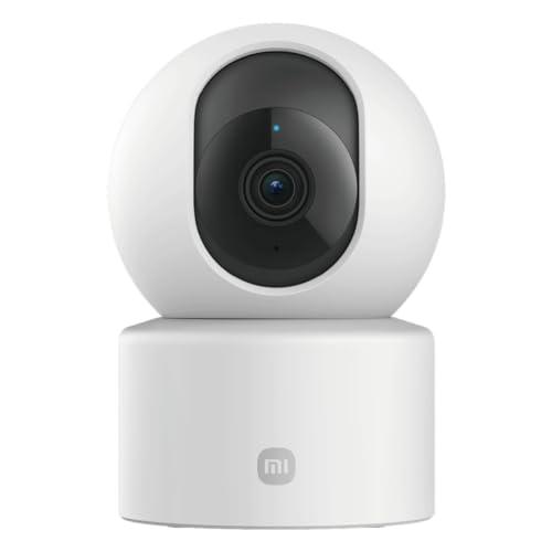 Xiaomi Smart Camera C301 - Telecamera di sorveglianza con risoluzione 2K 2304p (3MP), 360°, visione notturna, rilevamento di movimento con IA, supporta scheda SD, bianco (versione ES)