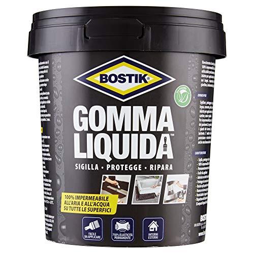 Bostik Gomma Liquida D2070 - Rivestimento Liquido Impermeabilizzante 750 ml Nero