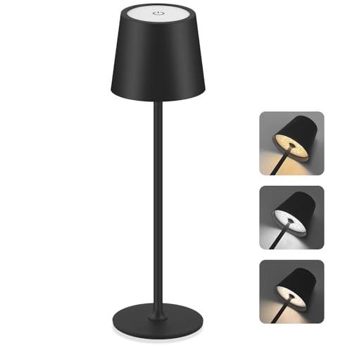 CNMTCCO Lampada da Tavolo Senza Fili Ricaricabile e Dimmerabile