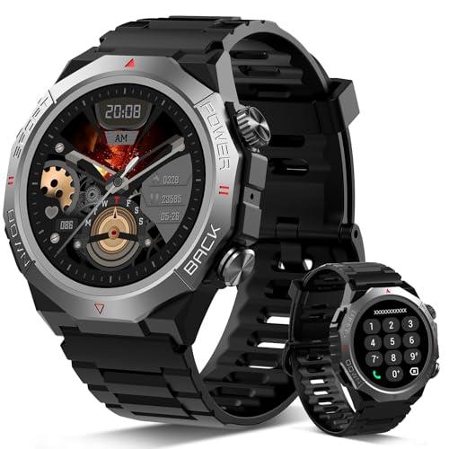 Smartwatch Militare Uomo Donna con Bluetooth 5.4, Display HD 1.39'', Monitoraggio Salute e 110+ Modalità Sportive