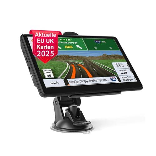NEWFUN Navigatore GPS 5 Pollici per Auto e Camion - Mappe 2025 con Aggiornamenti Gratuiti a Vita
