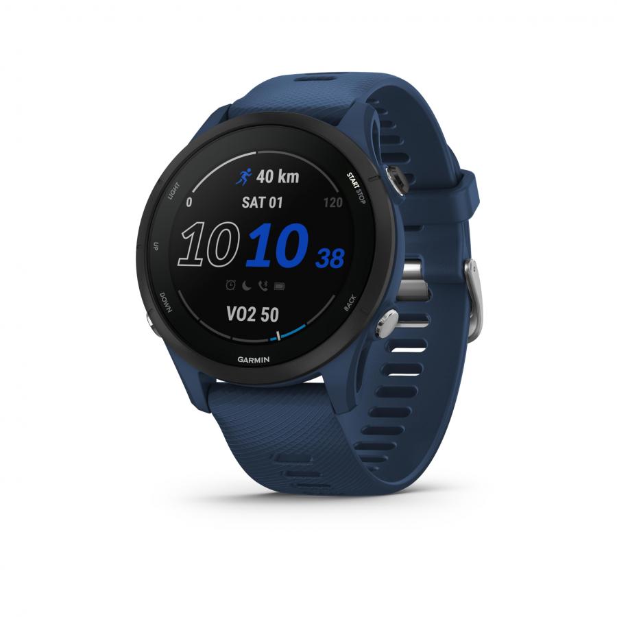 Garmin Forerunner 255, Smartwatch GPS per la corsa, 46mm, Tidal Blue