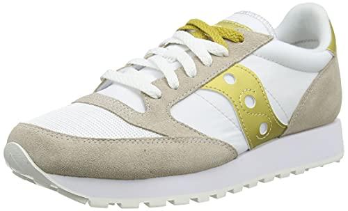 Saucony Jazz Original Vintage, Sneaker Donna, Bianco Oro