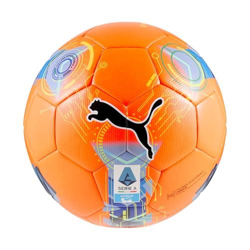 PUMA Pallone da Calcio Orbita Serie A 5, Fluo Orange Multi Colour