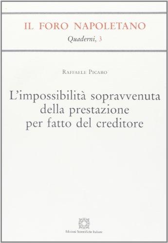 Impossibilità Sopravvenuta della Prestazione per Fatto del Creditore