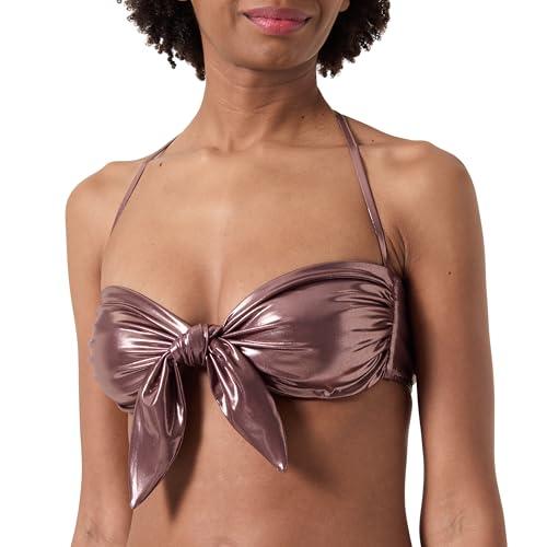 Pinko Rubicon Top Bikini Tecno Jersey Lamina Eff. Bagnato Parte Superiore, L81_Bruno FRATE, XS Donna
