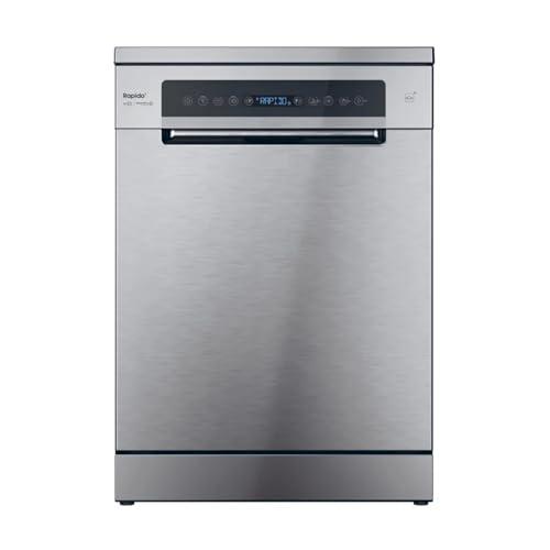 Candy Rapido' Lavastoviglie a Libera Installazione Inox 60 cm, 16 Coperti