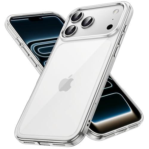 JETech Cover Trasparente Anti-Ingiallimento per iPhone 17 Pro Max (6,9 Pollici)
