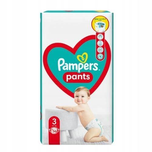Pampers Baby-Dry Pannolini Misura 3 (6-10 kg) - 56 Pezzi