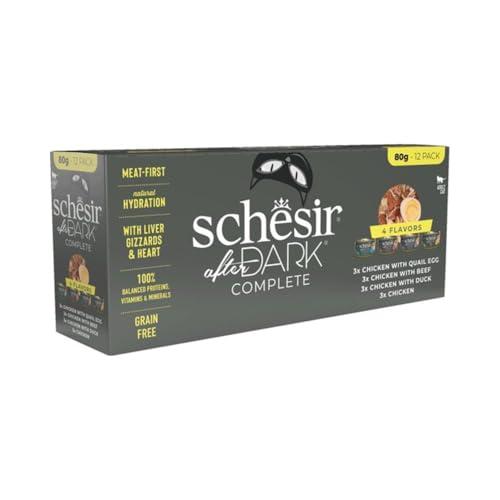 Schesir After Dark Variety Pack - Mousse Completa per Gatti Adulti