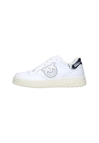 Pinko Sneakers Bianche da Donna con Logo Love Birds 37