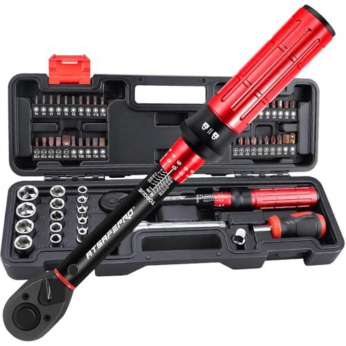 ATsafepro Set Chiave Dinamometrica 61 Pcs 1/4