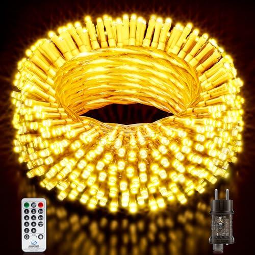 Buudala Luci Albero di Natale 320 LED Bianco Caldo