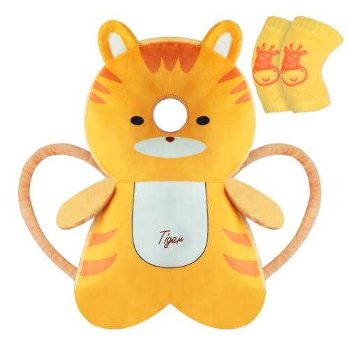 Vicloon Protezione Testa Neonato Tigre Arancione